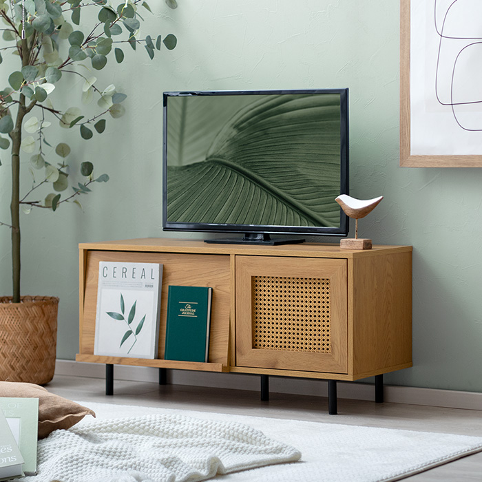 ラタン調テレビ台 Tiena 1