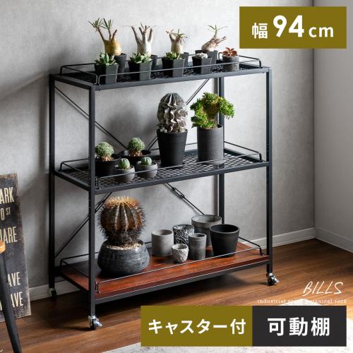 ヴィンテージ調ボタニカルラック BILLS(ビルズ)